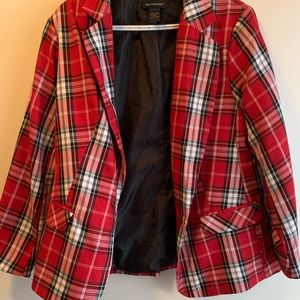 Plaid Blazer